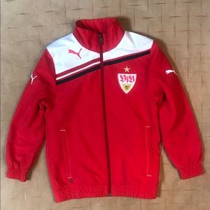 ♻️puma Stuttgart Football jacket size YSmall